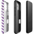 Purple Chevron iPhone 16 Impact Case
